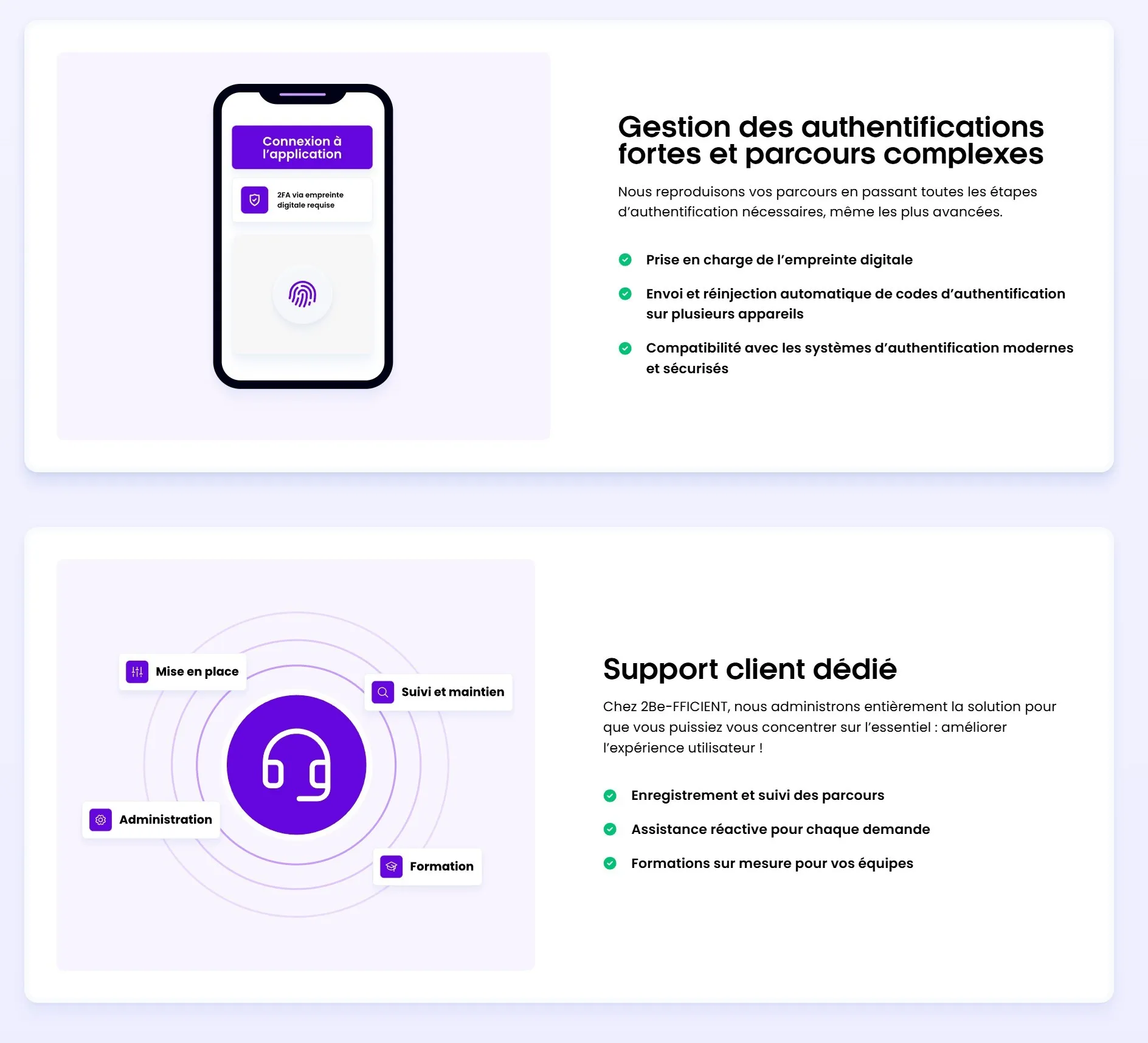 section illustration parcours et support site 2be-fficient