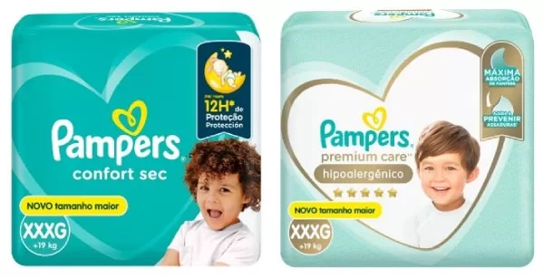 Pampers lança tamanho XXXG