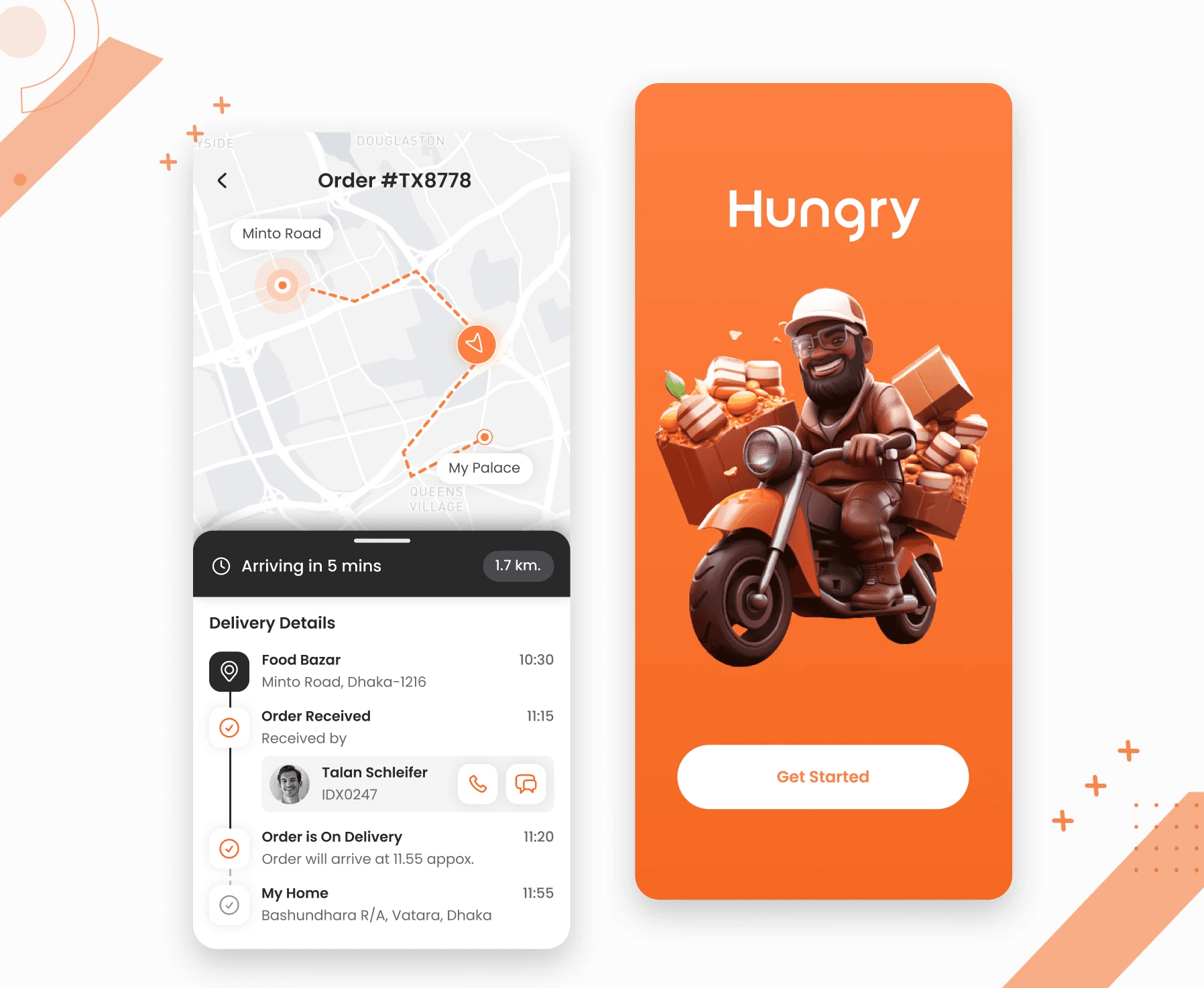 Two skyscrapers next to each other