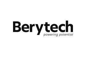Logo of Berytech, a client and partner of Orange Minds for who we facilitated Design Sprints and trained innovation facilitators