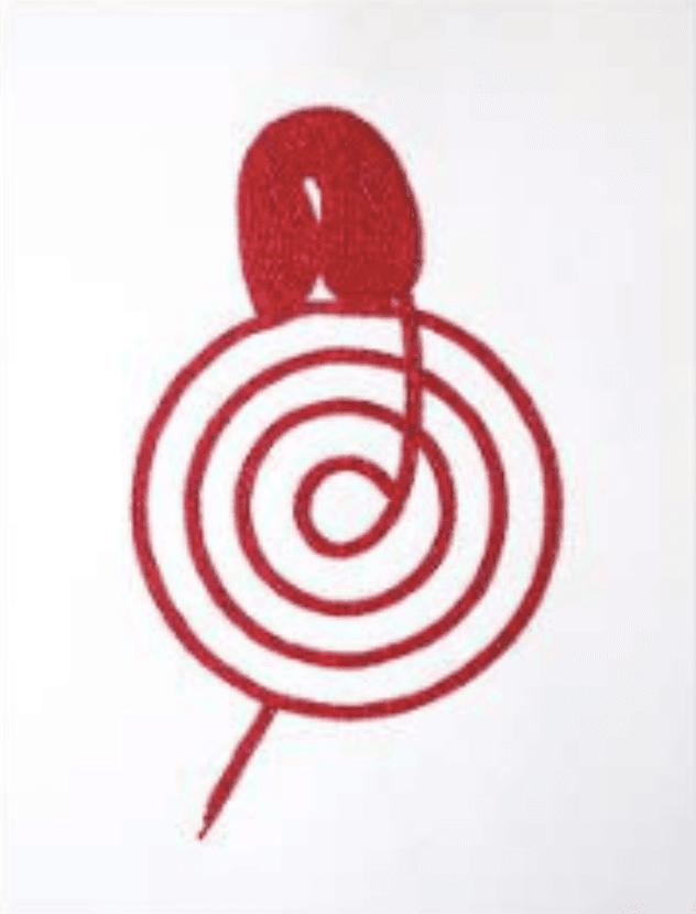 herd of sheep on road painting