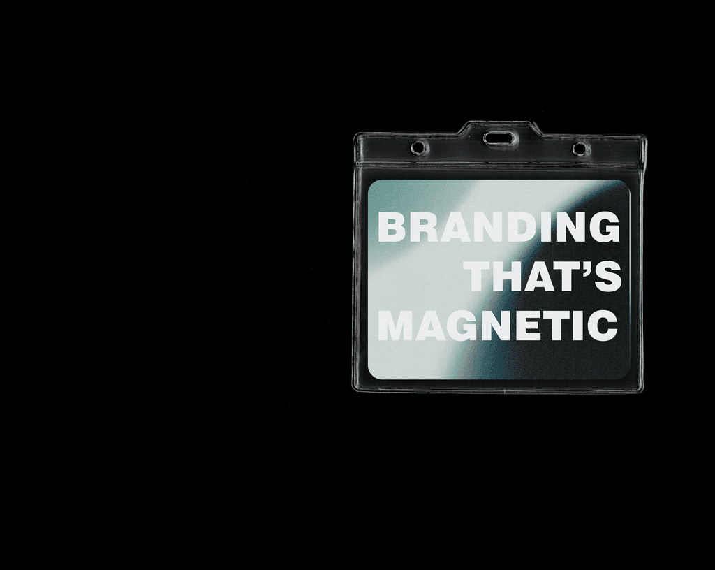 Name tag image "Branding that's Magnetic"