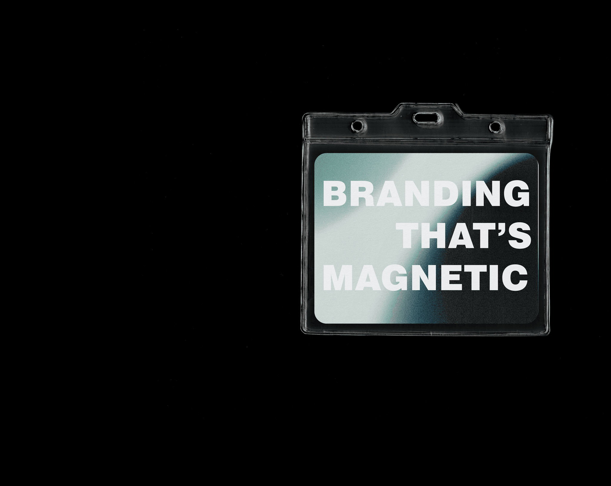 Name tag image "Branding that's Magnetic"