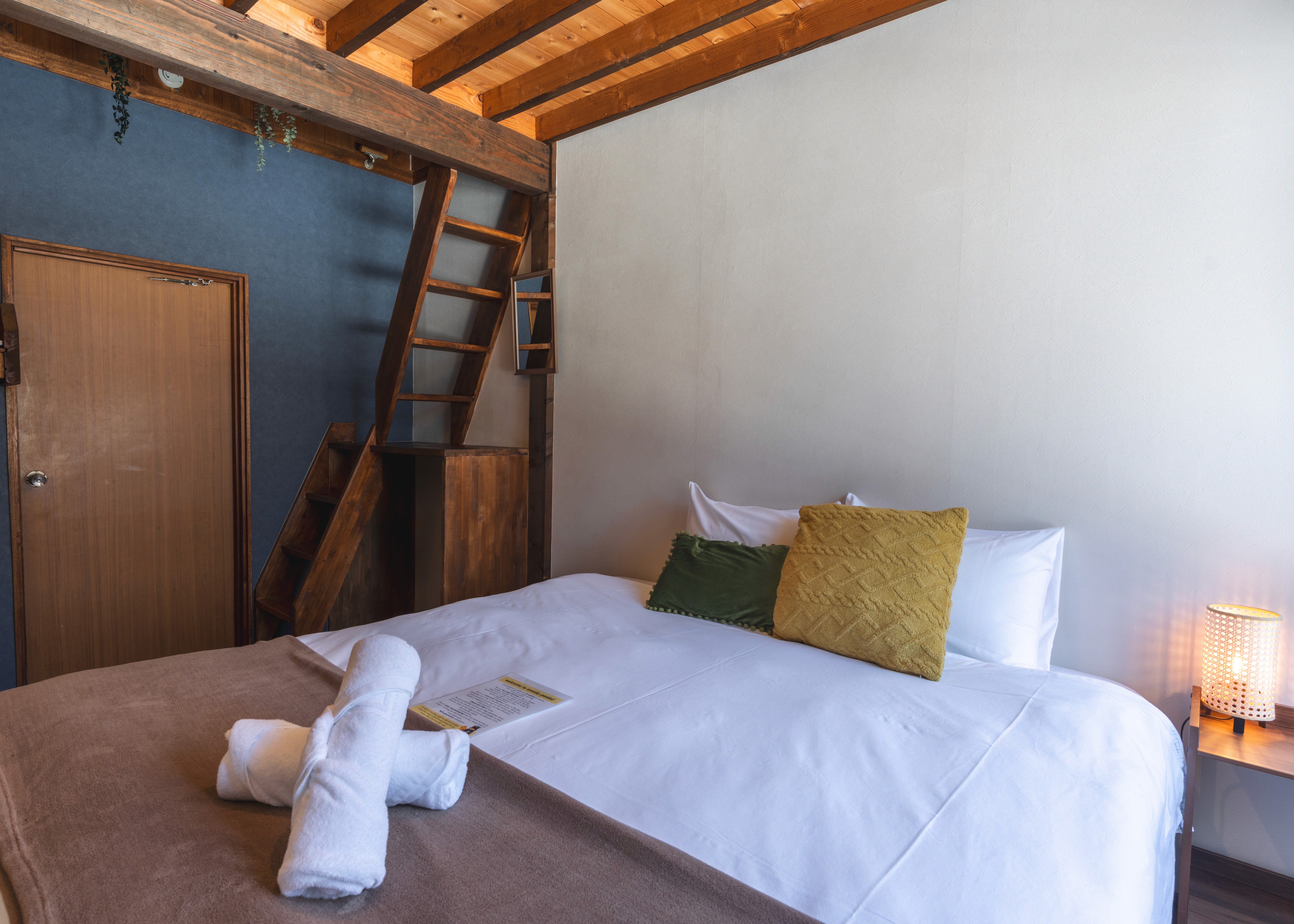 King room interior at Sneaky Peaks, Hakuba