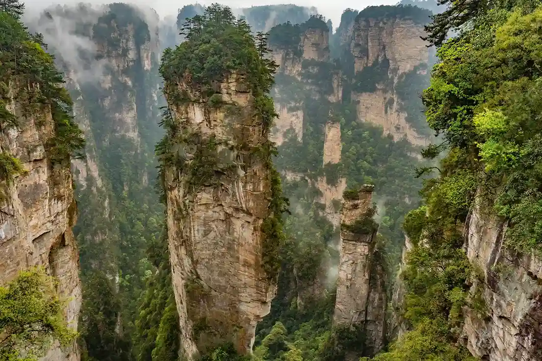 Zhangjiajie National Forest Park in Hunan Province, China