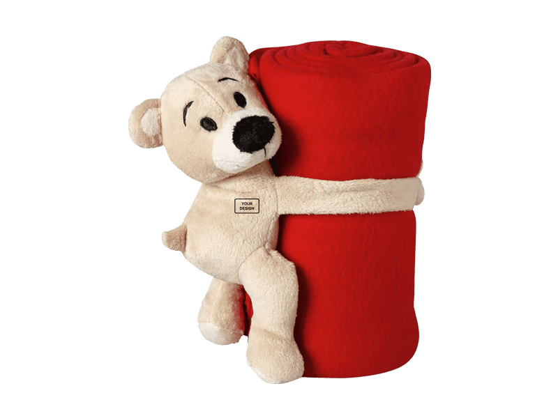 Custom kid's blanket for branded corporate gifts and family events