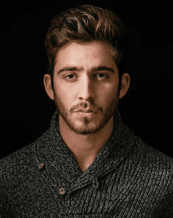 man's grey and black shirt