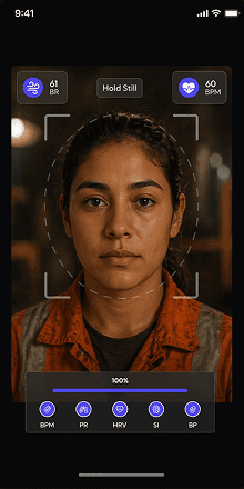 Vitals Biometric Scan