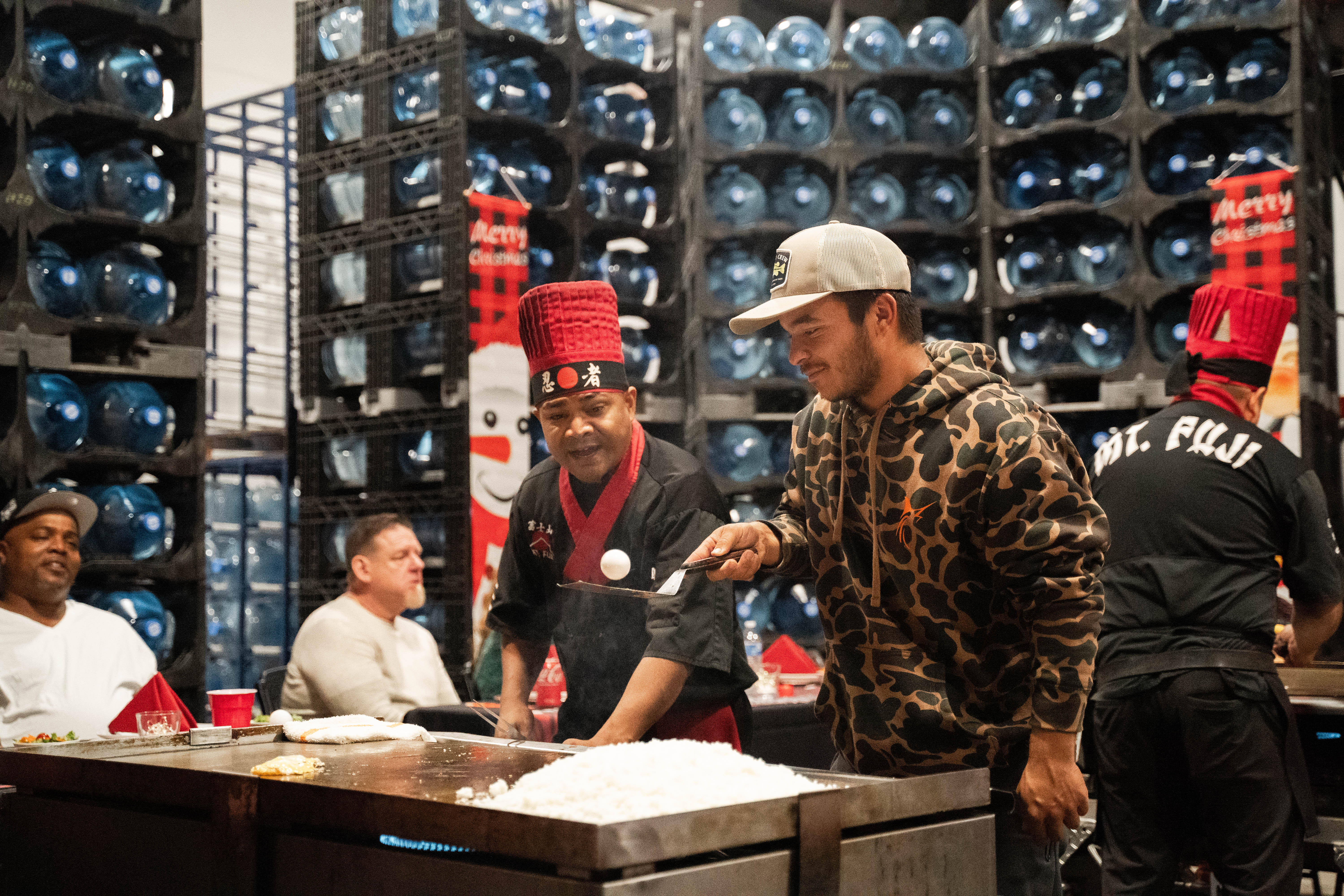 freshly grilled hibachi steak served hot