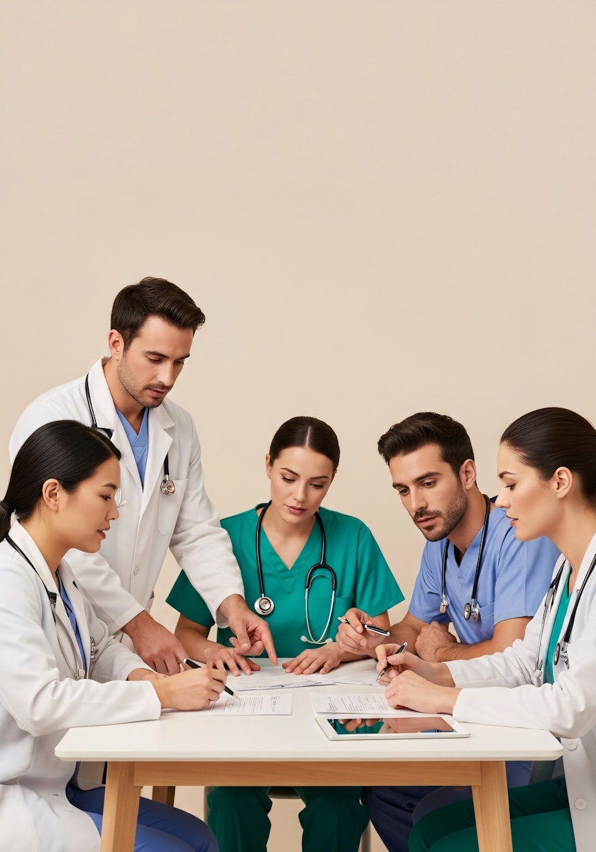 three men sitting on chair beside tables