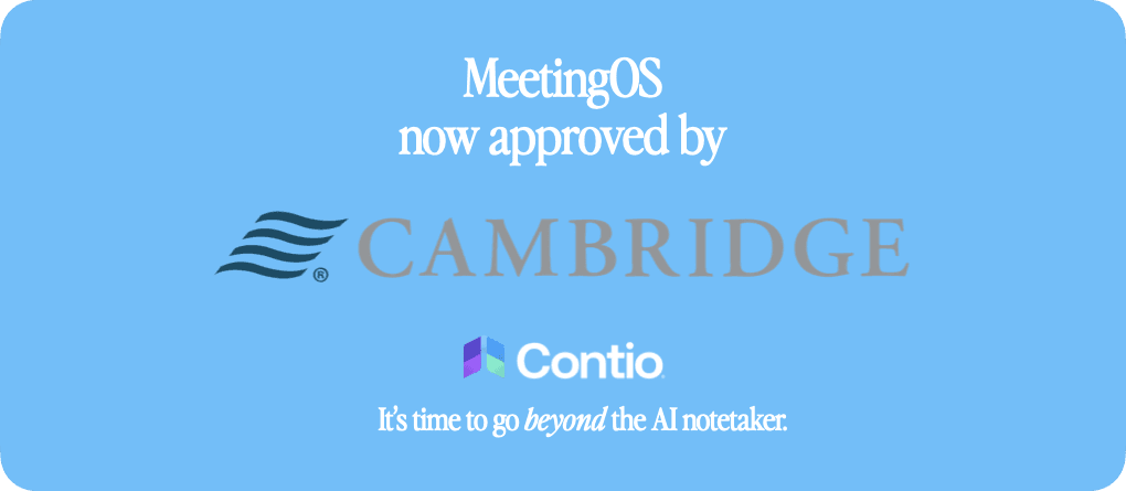 Cambridge advisor approval