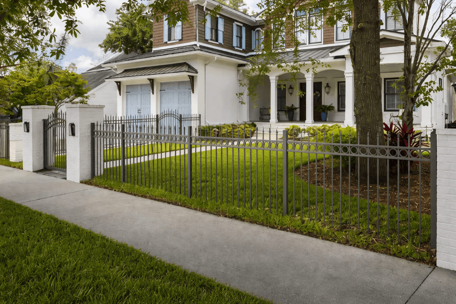 Snow-covered mountain peak illuminated by sunset light