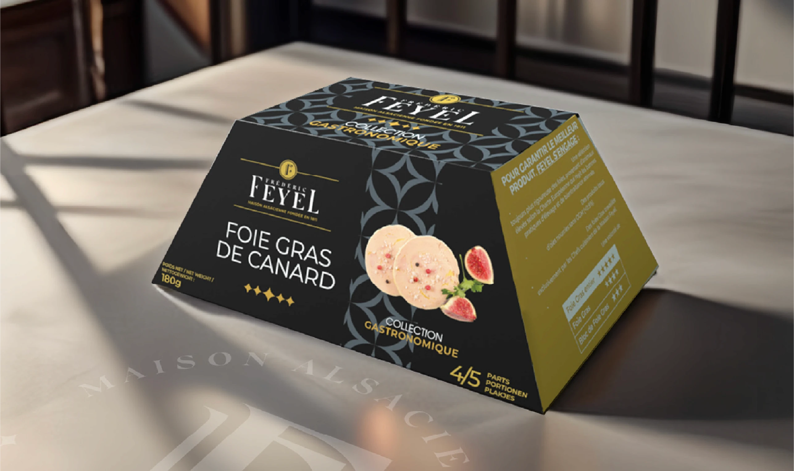 Packaging Foie Gras De Canard Feyel