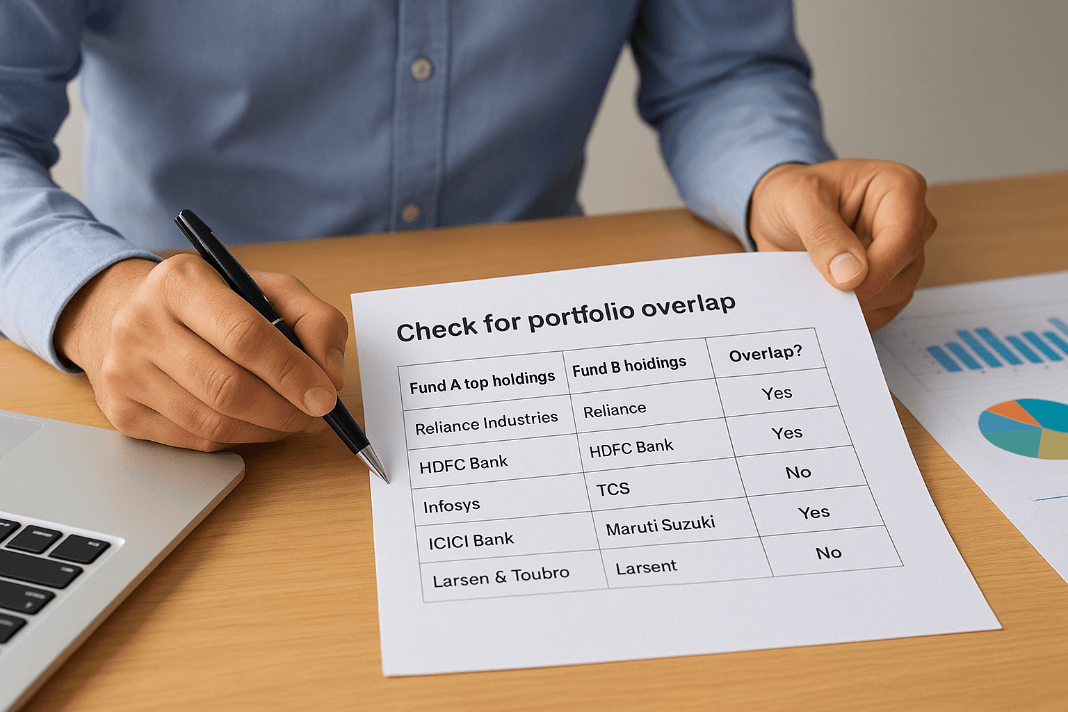 Check for portfolio overlap