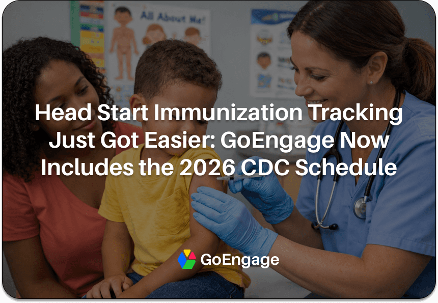 2026 CDC Schedule for Head Start