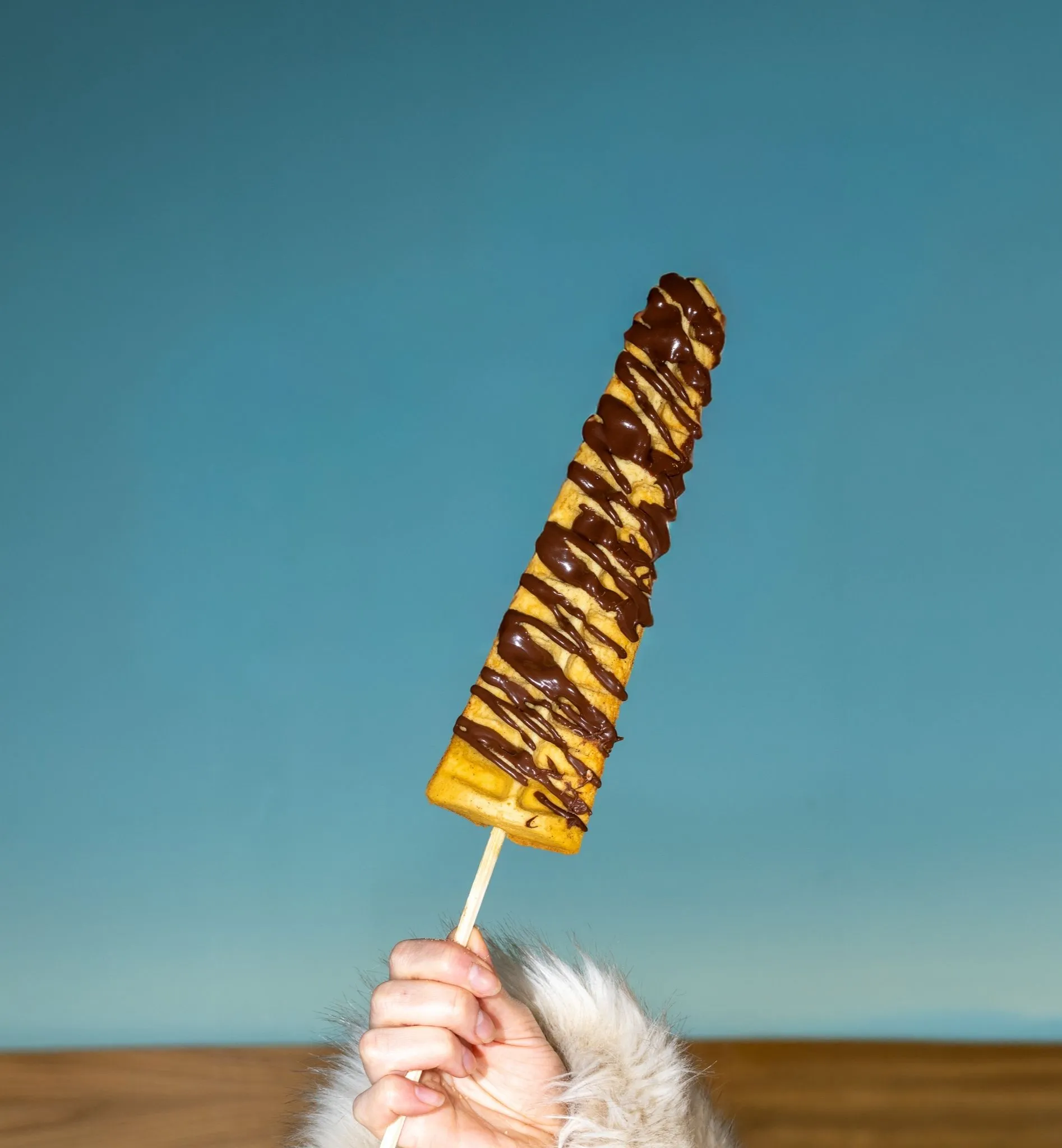 Wafflestick with nutella