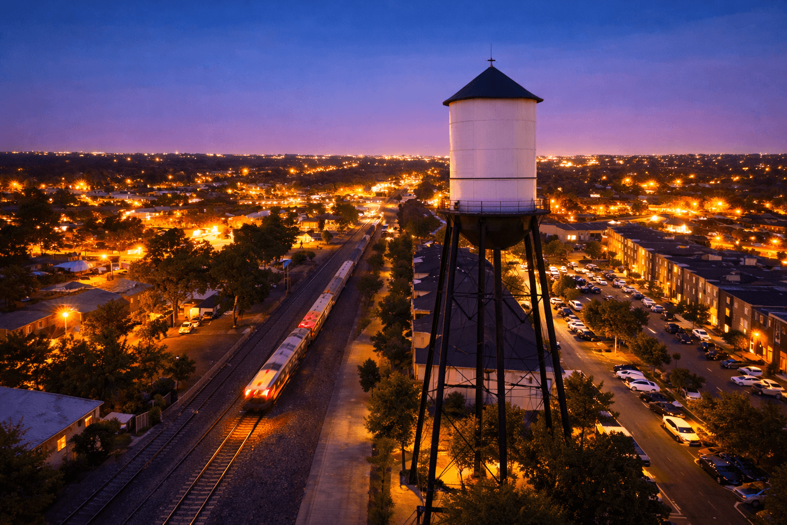 Historic Olde Town Arvada streetscape in Arvada, Colorado — Bergan & Co property management service area