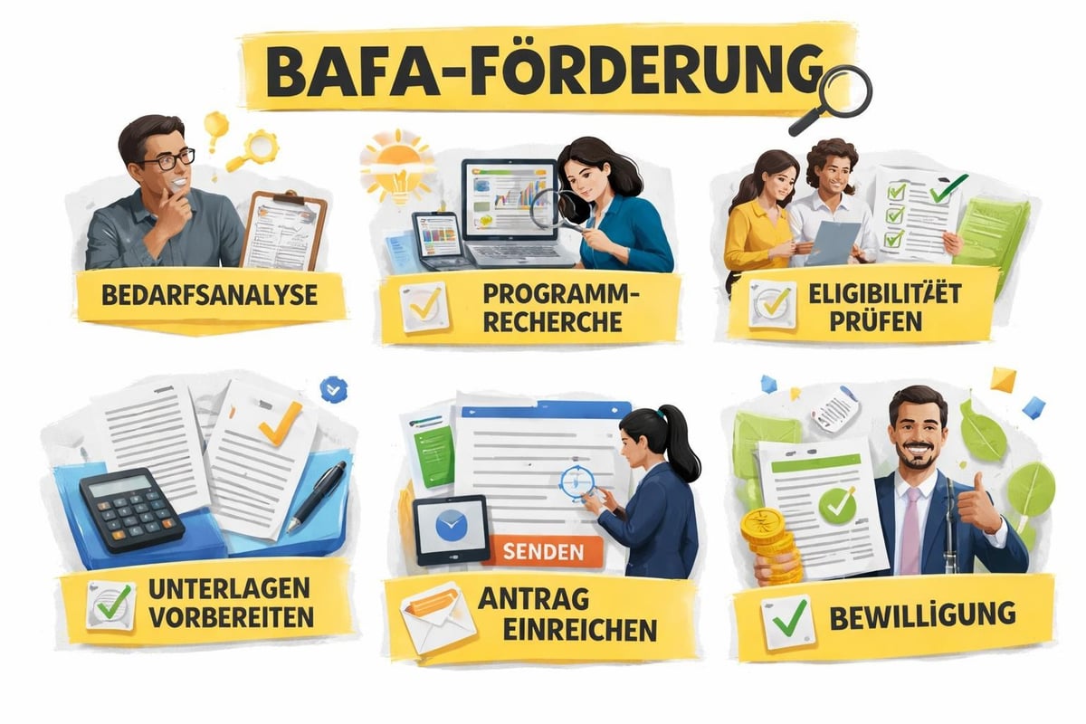Antragsprozess-Schritte