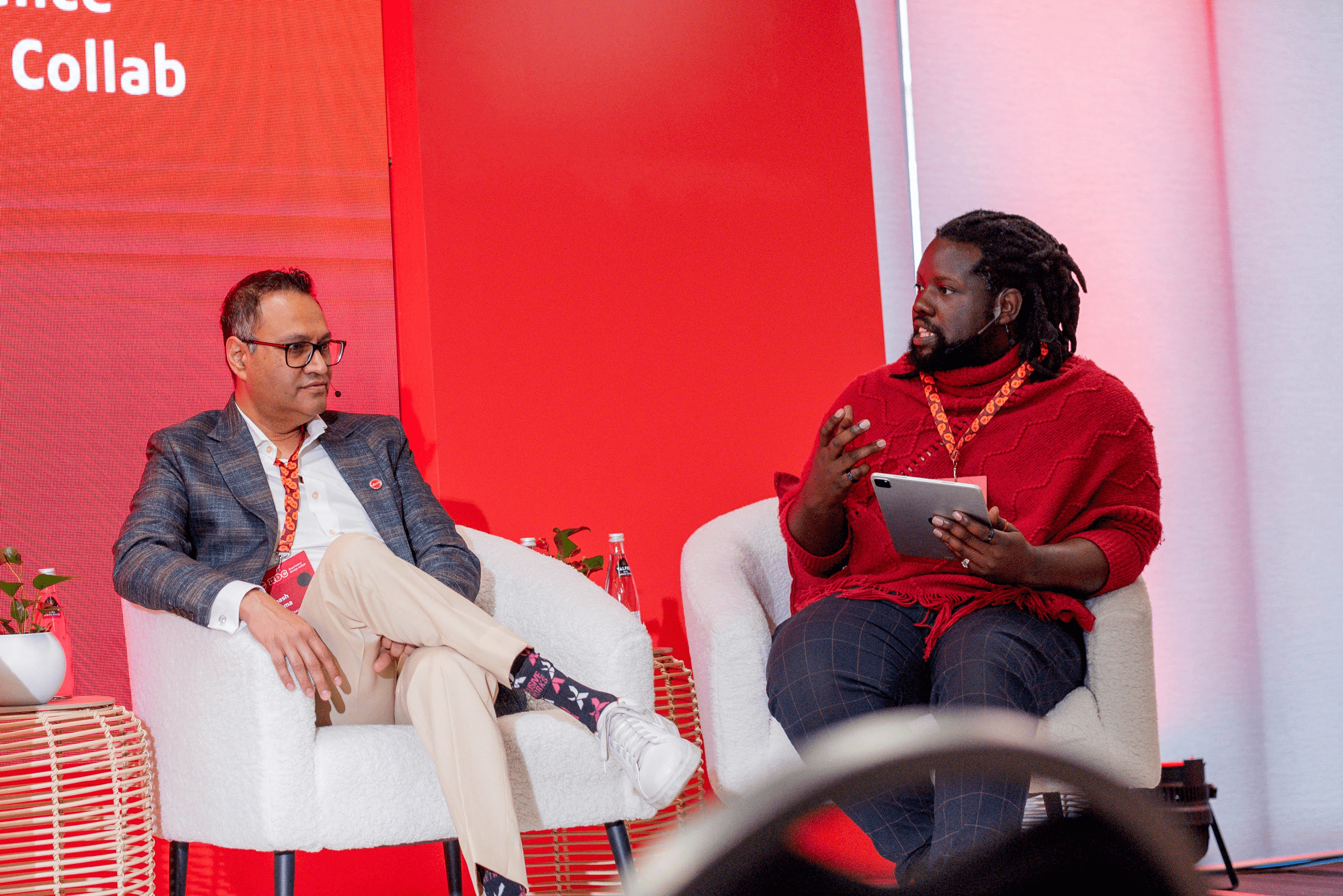 wooden table with decor