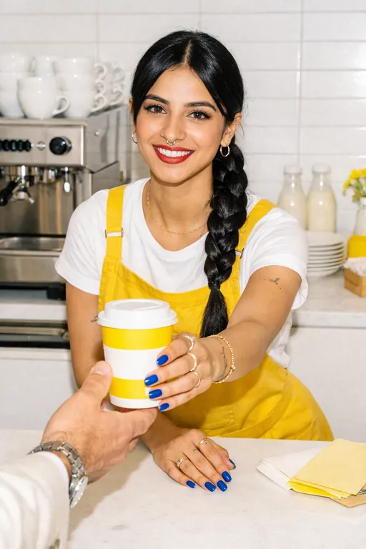 Coffee shop owner happy to get a equipment loan