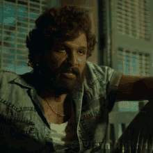 Abstract blue shapes create an interesting pattern.