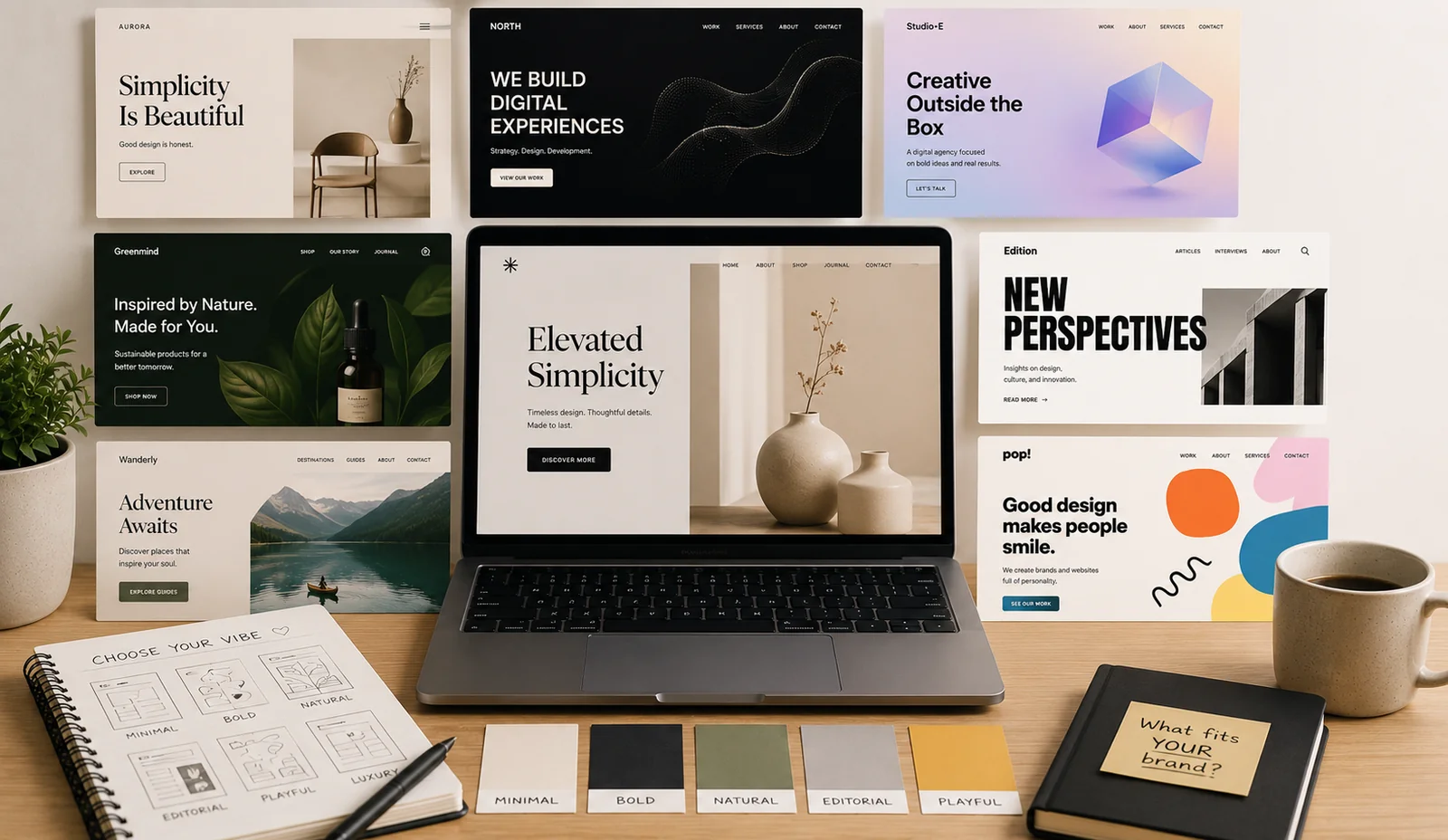 The Most Popular Web Design Aesthetics Right Now, and How to Choose One for Your Business