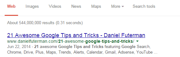 21 awesome google tips and tricks