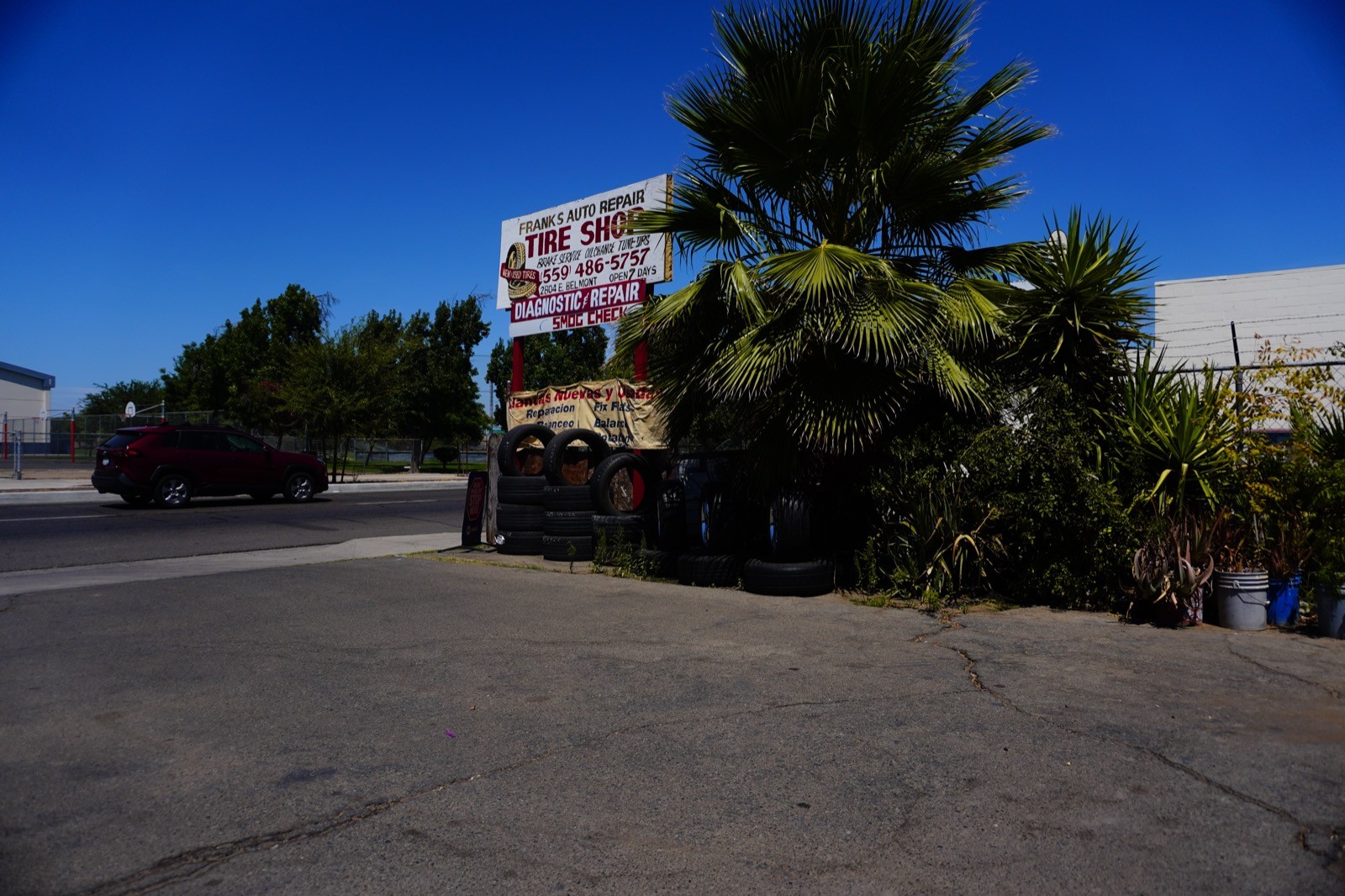 Frank's Tire Shop Sign