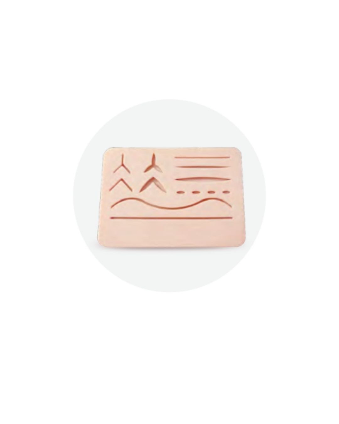 Suture training pad
