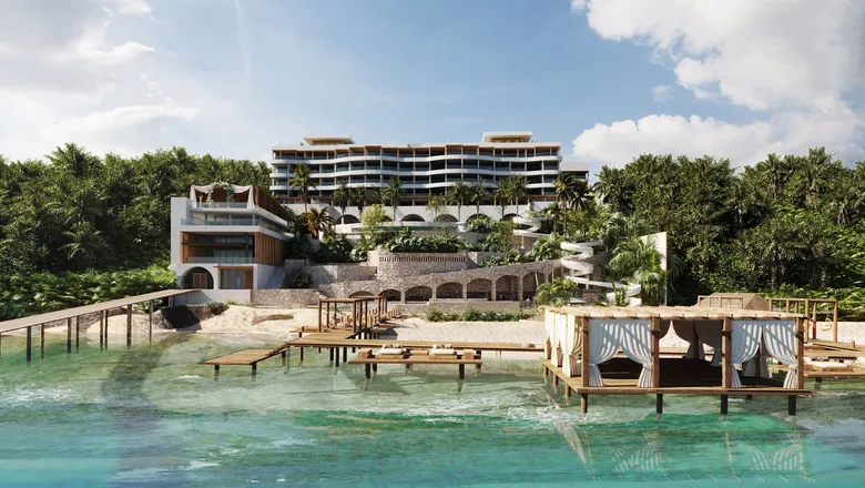 An image of a boat floating with the caption "FLOATING CITIES" above Mike Putman and James Ferrara, the No Tourists Allowed Podcast Hosts