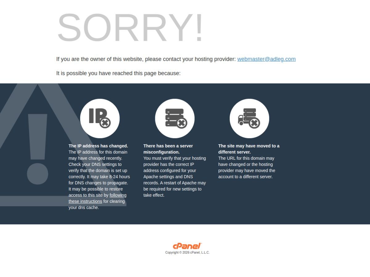 AdLeg website