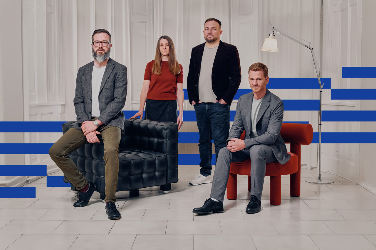 Netcraft Solutions cybersecurity team photographed for their new brand identity by SLOWRAT