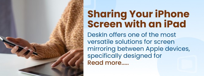 Sharing your iPhone screen with an iPad