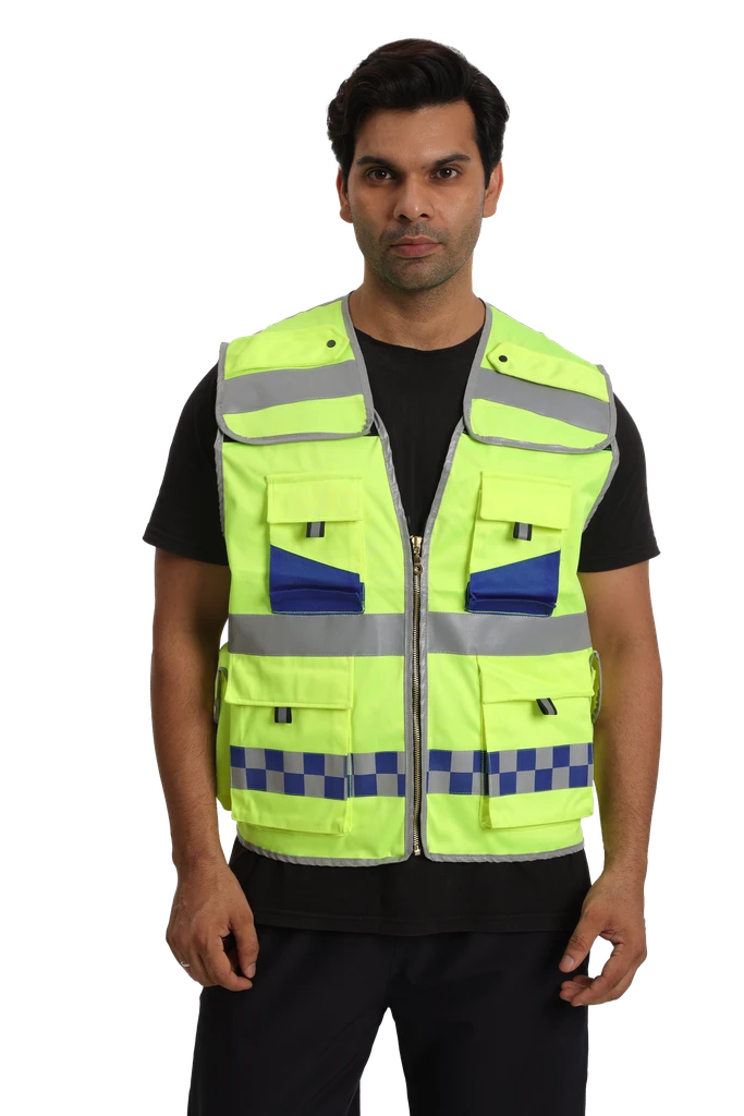 SafetyFRST reflective safety jacket product view