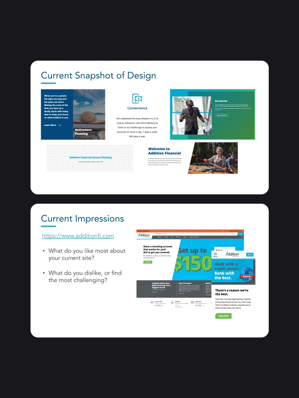 Addition Discovery Screens 1