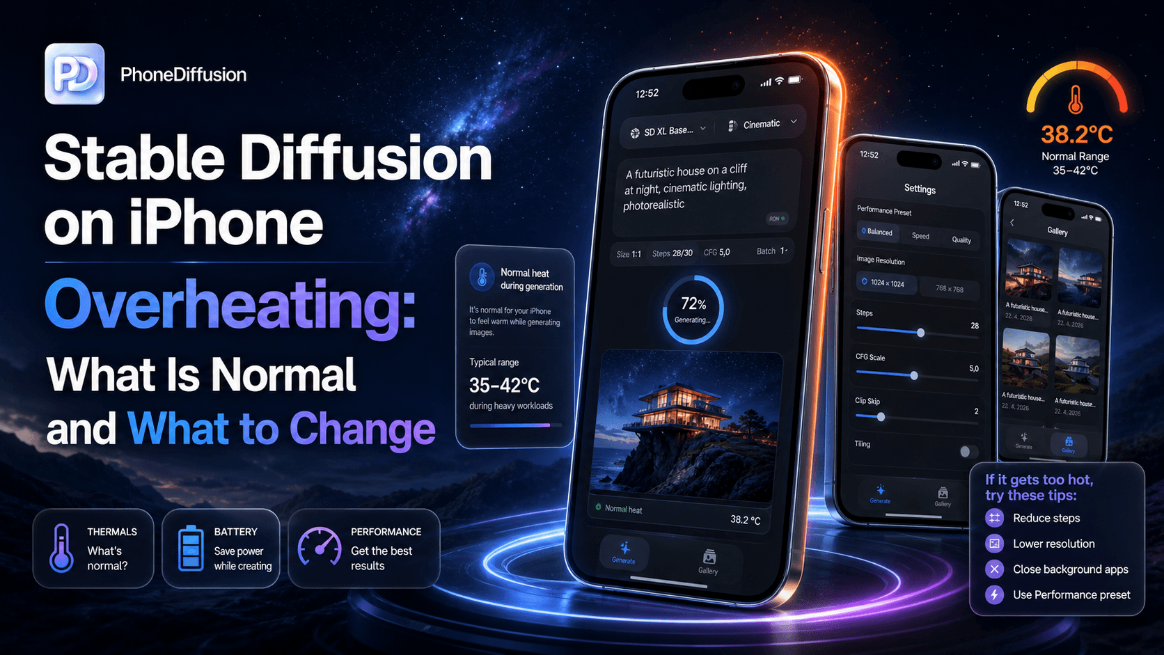Stable Diffusion on iPhone Overheating: What Is Normal and What to Change