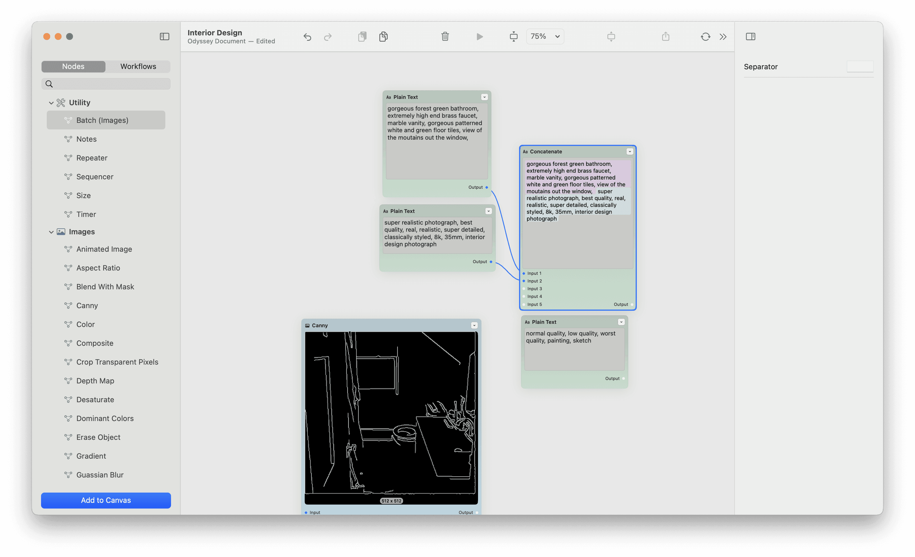 Writing a prompt for Stable Diffusion with Odyssey