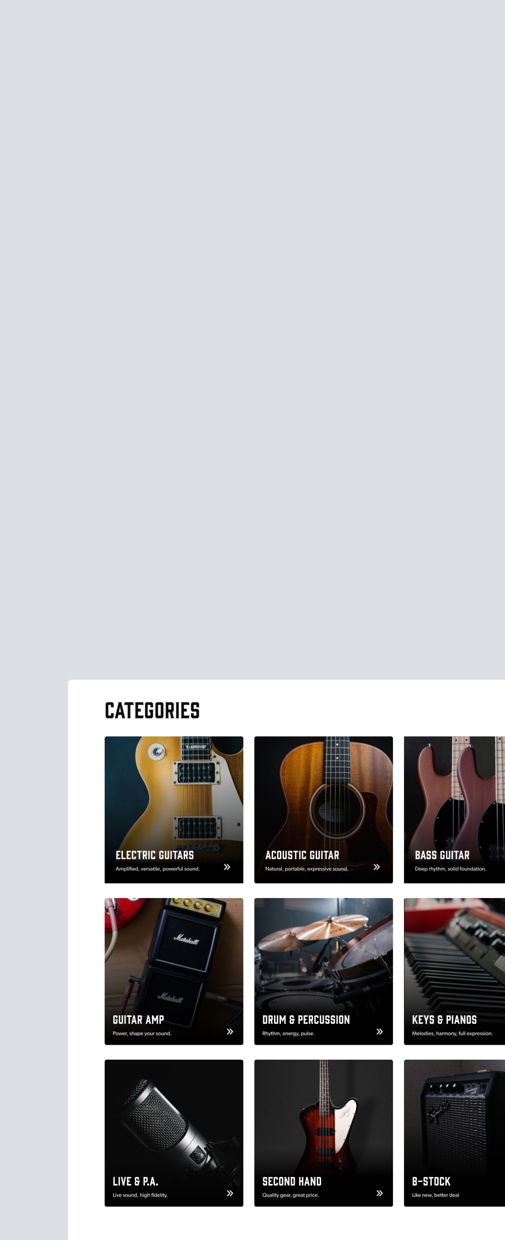 New Category Page Desktop