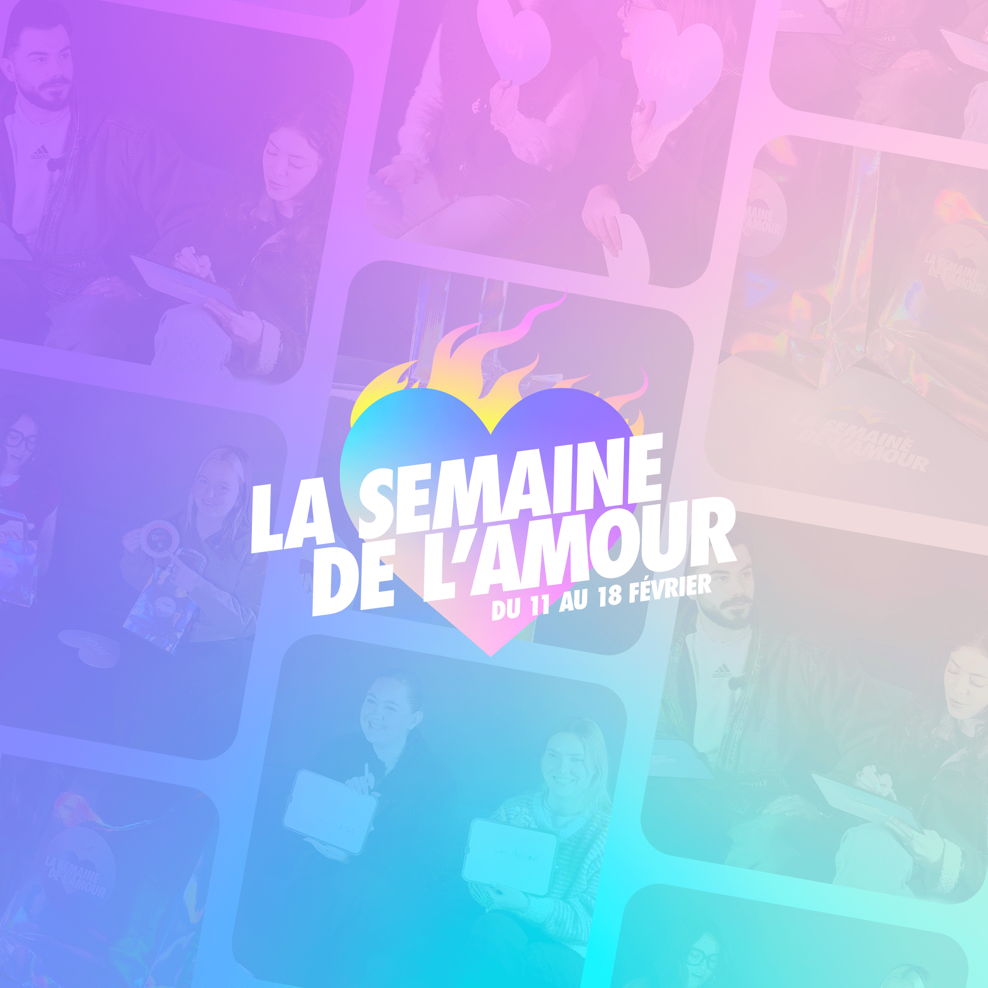 Campagne de Saint-Valentin de Kinepolis pour la Semaine de l'Amour par Buddy