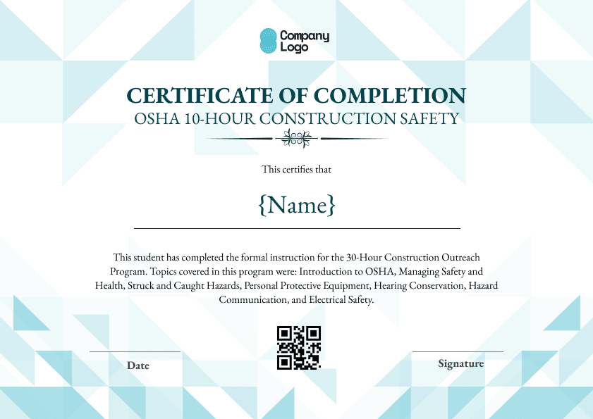 Certificate Template