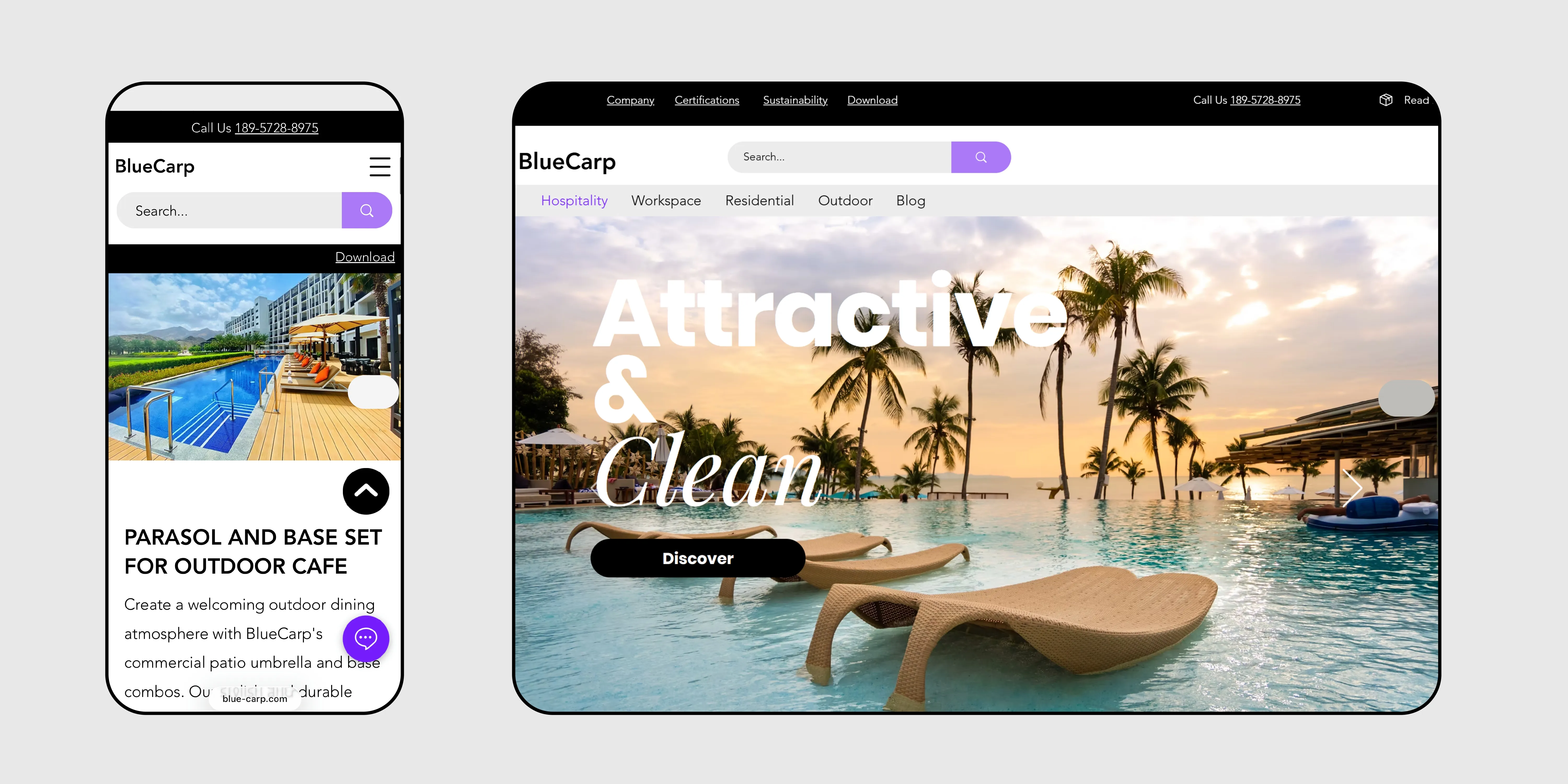 Mobile-responsive website design optimized for international users