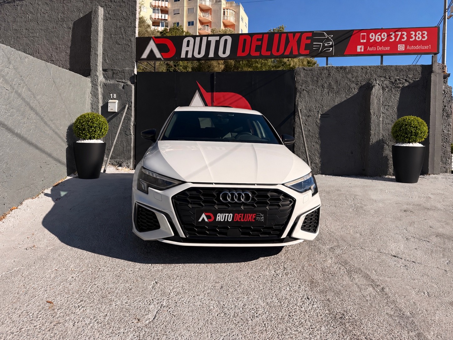 Audi A3 Sportback 45 TFSI e — traseira 3/4