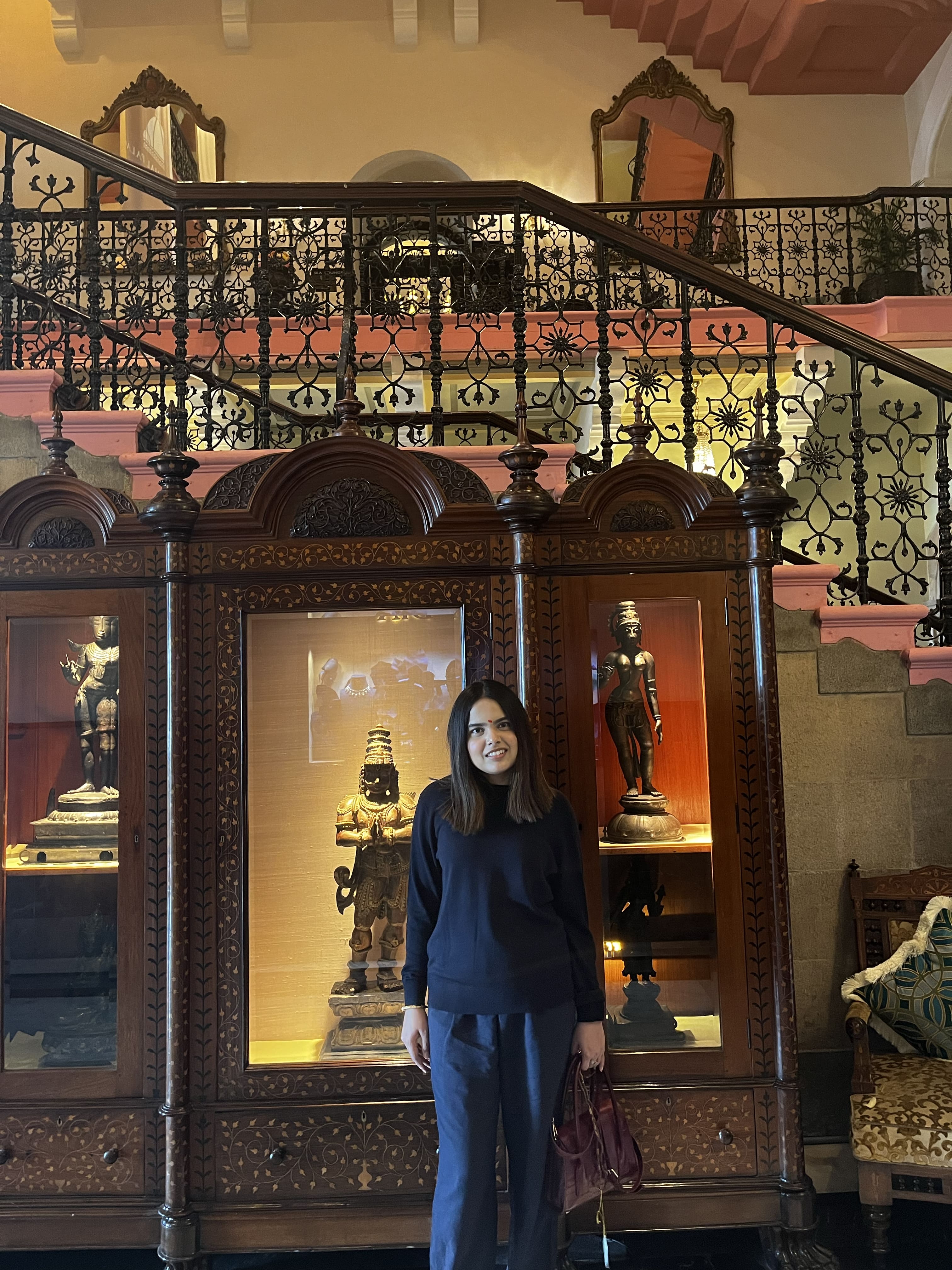 people in a large building with Tate Modern in the background