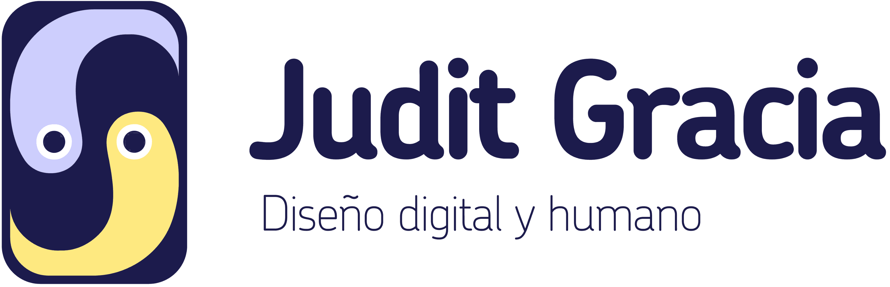 Logotipo de Judit Gracia, diseñadora UX/UI