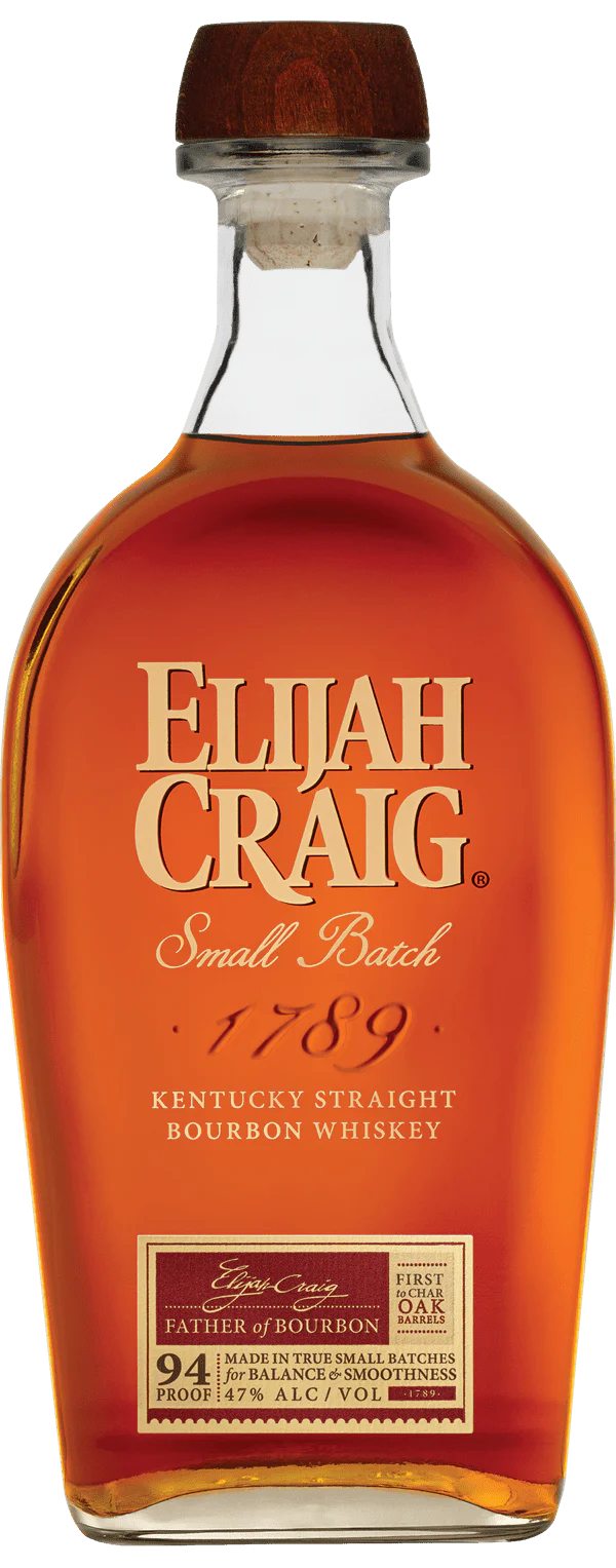 Transparent Elijah Craig Small Batch Bottle