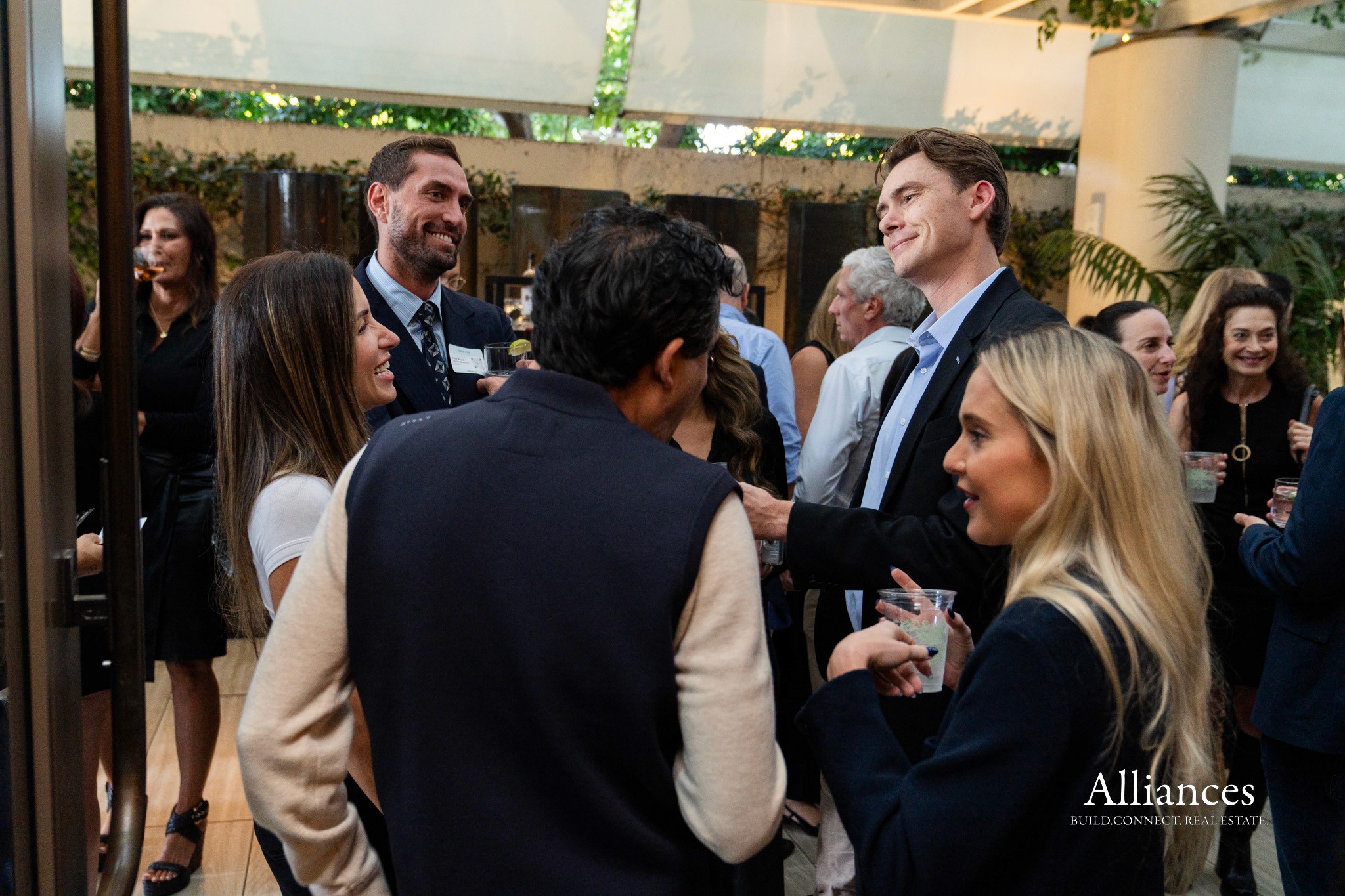 Team member presenting thier ideas at stage