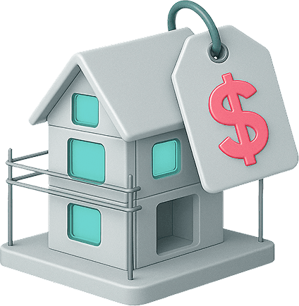 Small house under construction with a large price tag