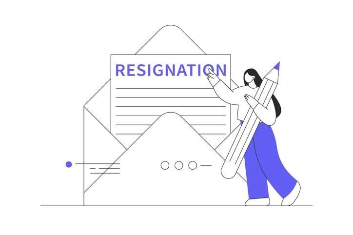 A collection of resignation letter templates for two weeks notice.