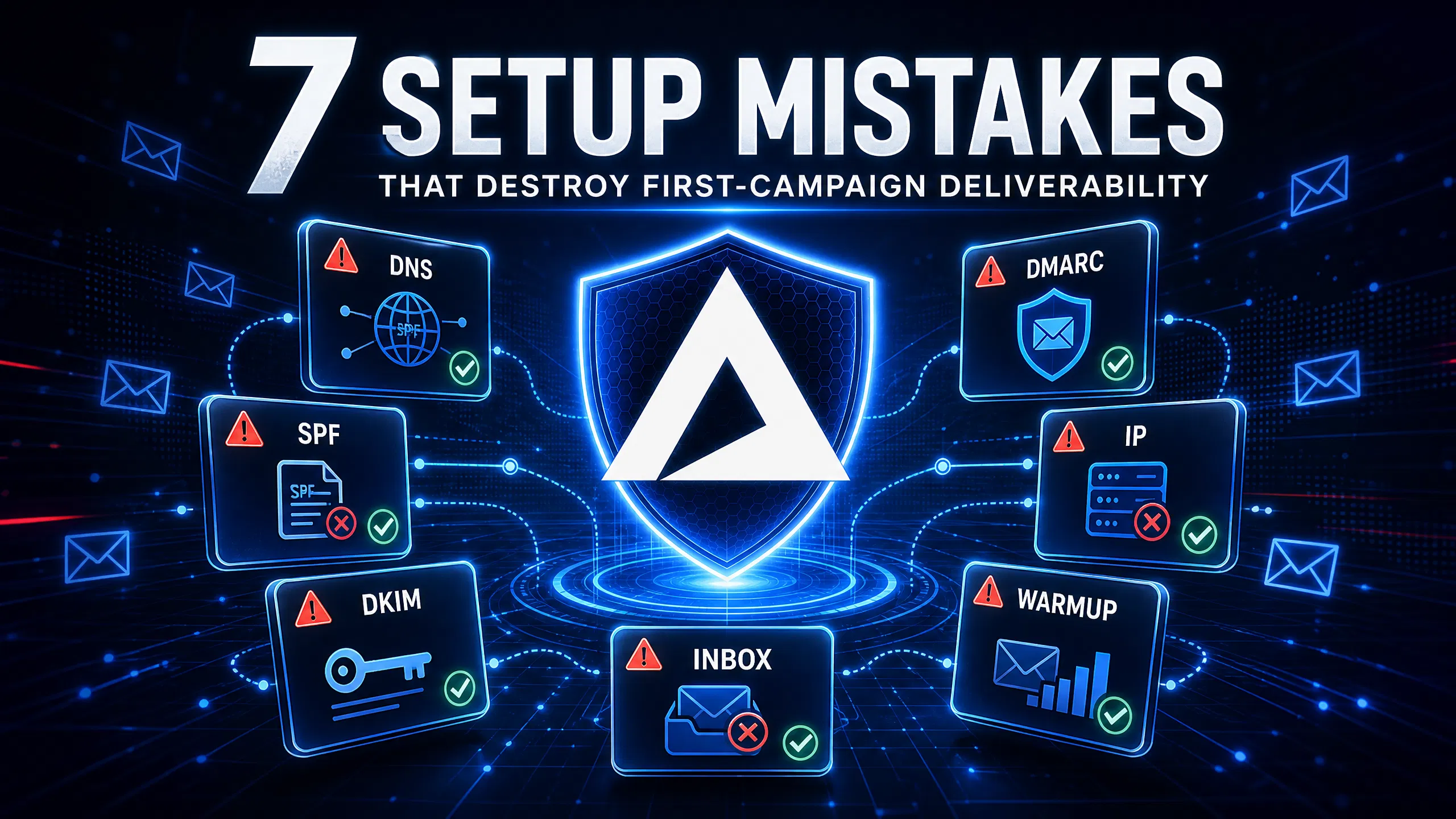 Cold Email Setup Mistakes That Destroy First-Campaign Deliverability