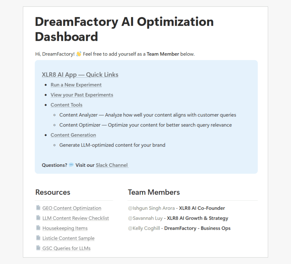 End-to-end GEO optimization platform for AI search